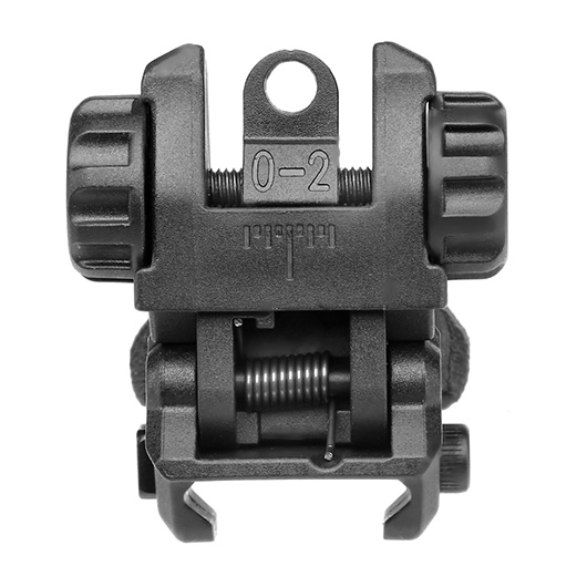 ICS CXP Polymer Flip-Up Rear Sight f. 21mm Schienen schwarz Bild 5