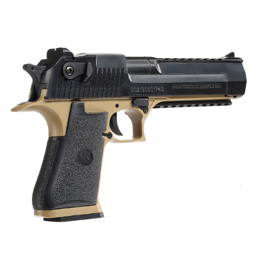 Cybergun Desert Eagle .50AE Railed Springer 6mm BB Bicolor Bild 3