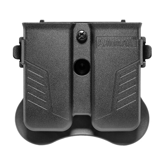 Amomax Doppel-Magazinholster Polymer Paddle f. Single- / Double-Stack Magazine schwarz