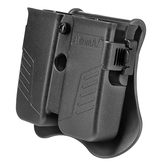 Amomax Doppel-Magazinholster Polymer Paddle f. Single- / Double-Stack Magazine schwarz Bild 6