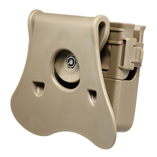 Amomax Doppel-Magazinholster Polymer Paddle f. Single- / Double-Stack Magazine Flat Dark Earth Bild 2