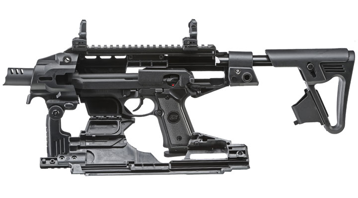 CAA Airsoft Division RONI Carbine Conversion Kit f. TM / KSC / WE / KJ M9 / M9A1 schwarz Bild 4