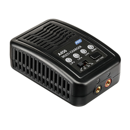 ASG A450 Multi-Charger Ladegert f. LiPo 2-4 / NiMH 6-8 1-4A 50W 230V Bild 1