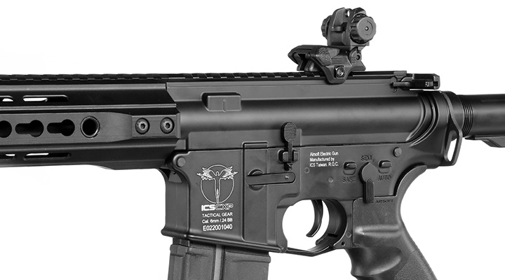 ICS CXP-UK1R Rifle TransforM4 Vollmetall EBB S-AEG 6mm BB schwarz Bild 7