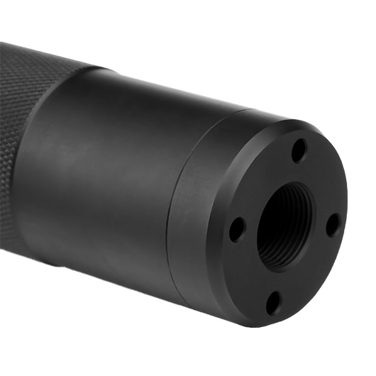 ICS BLE Shadow Aluminium Extension Silencer 112mm 14mm- / 14mm+ schwarz Bild 5