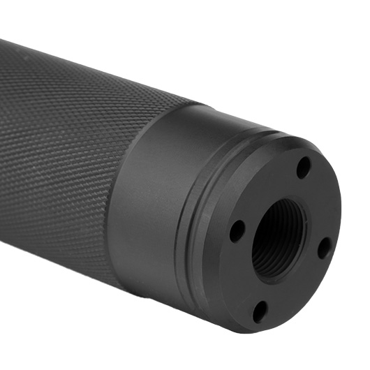 ICS BLE Shadow Aluminium Extension Silencer 170mm 14mm- / 14mm+ schwarz Bild 5