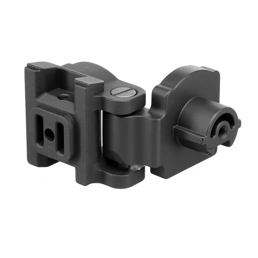 G&G RK74 Aluminium Klappschaft-Adapter f. M4 Stock-Tube schwarz