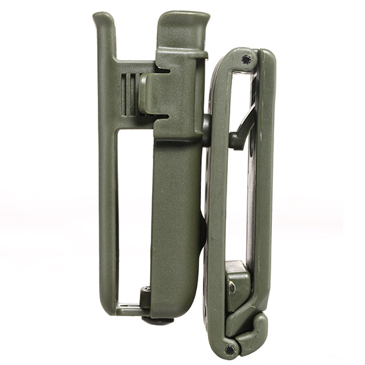 Amomax Single-Magazinholster Polymer Paddle f. Single- / Double-Stack Magazine oliv Bild 3