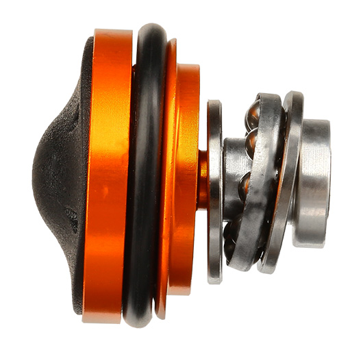 ICS Bore-Up Aluminium Silent Piston Head 6-Hole Design inkl. Kugellager orange Bild 3