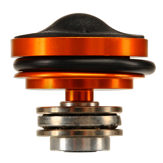 ICS Bore-Up Aluminium Silent Piston Head 6-Hole Design inkl. Kugellager orange Bild 4