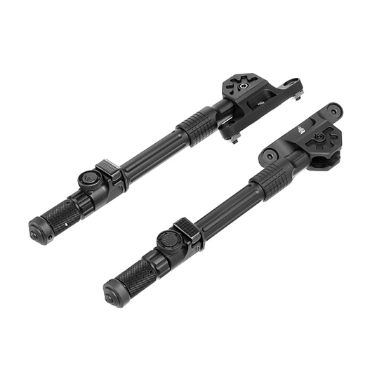 UTG M-Lok Recon Flex II Side-Mount Metall Zweibein - Gummife 186 - 246 mm schwarz