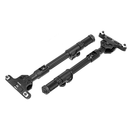 UTG M-Lok Recon Flex II Side-Mount Metall Zweibein - Gummife 186 - 246 mm schwarz Bild 1