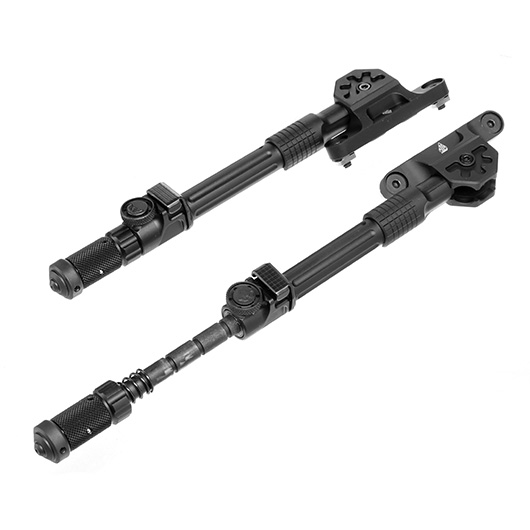 UTG M-Lok Recon Flex II Side-Mount Metall Zweibein - Gummife 186 - 246 mm schwarz Bild 4