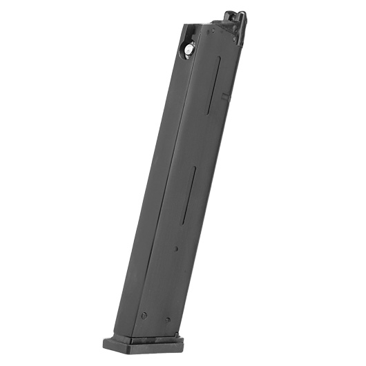 Vorsk M1911 MEU / VX-9 GBB Magazin 36 Schuss Extended schwarz - Softairgas-Version Bild 1