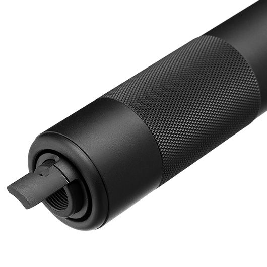 Modify PP-2K Aluminium Suppressor Silencer 225mm 14mm- f. PP-2K GBB schwarz Bild 5