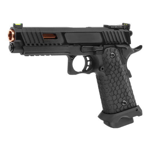ASG / STI International Combat Master 2011 JW3 Airsoftpistole Vollmetall CO2BB 6mm BB schwarz