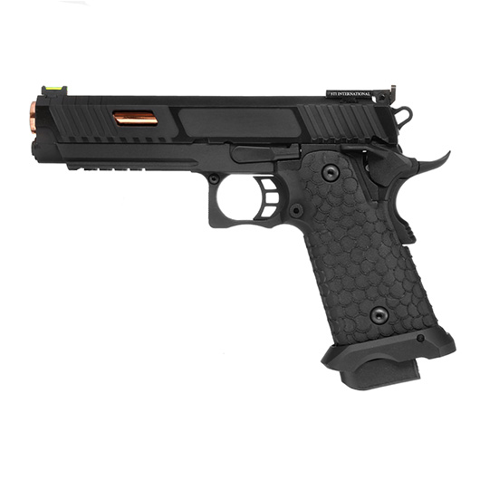 ASG / STI International Combat Master 2011 JW3 Airsoftpistole Vollmetall CO2BB 6mm BB schwarz Bild 1
