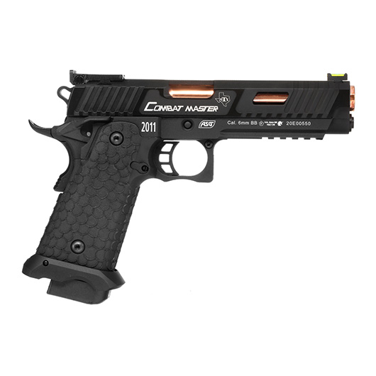 ASG / STI International Combat Master 2011 JW3 Airsoftpistole Vollmetall CO2BB 6mm BB schwarz Bild 3