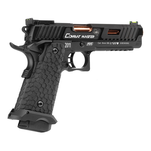 ASG / STI International Combat Master 2011 JW3 Airsoftpistole Vollmetall CO2BB 6mm BB schwarz Bild 4