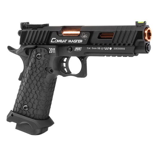 ASG / STI International Combat Master 2011 JW3 Airsoftpistole Vollmetall CO2BB 6mm BB schwarz Bild 7