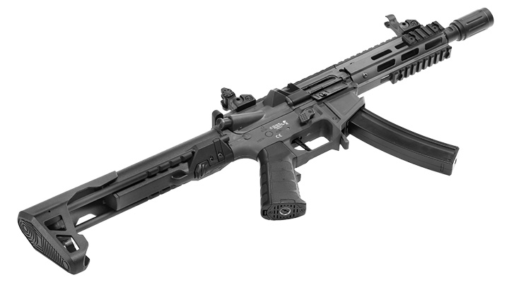 King Arms PDW 9mm SBR M-LOK Polymergehuse S-AEG 6mm BB Urban Grey Bild 5