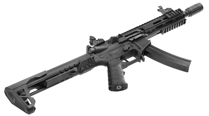 King Arms PDW 9mm SBR M-LOK Polymergehuse S-AEG 6mm BB schwarz Bild 5