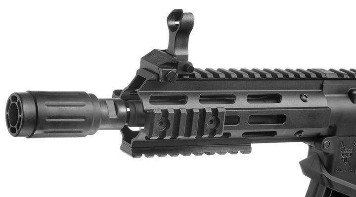 King Arms PDW 9mm SBR M-LOK Polymergehuse S-AEG 6mm BB schwarz Bild 6