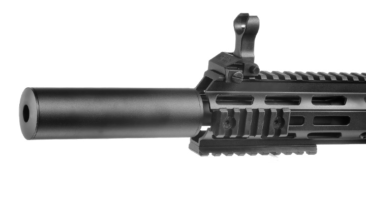 King Arms PDW 9mm SBR M-LOK SD Polymergehuse S-AEG 6mm BB schwarz Bild 6
