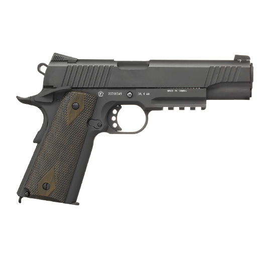 KWC M1911 A1 TAC Vollmetall CO2 BlowBack 6mm BB grau-schwarz - Special Limited Edition Bild 3