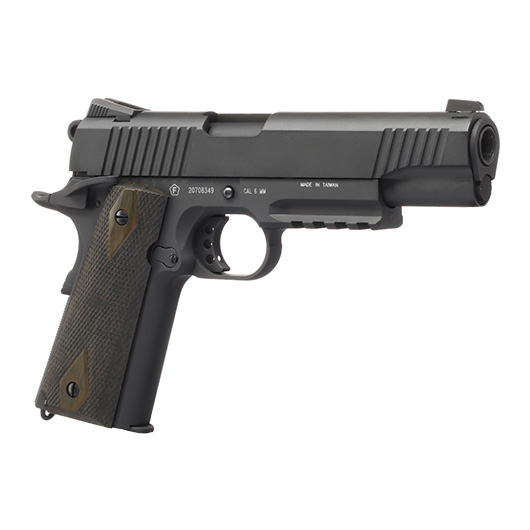 KWC M1911 A1 TAC Vollmetall CO2 BlowBack 6mm BB grau-schwarz - Special Limited Edition Bild 7