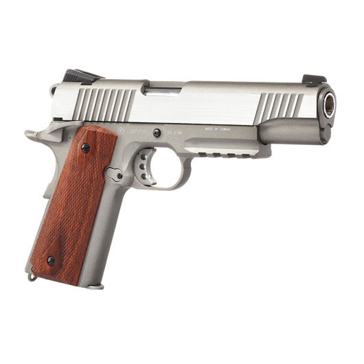 KWC M1911 A1 TAC Vollmetall CO2 BlowBack 6mm BB Stainless-Grey - Special Limited Edition Bild 7