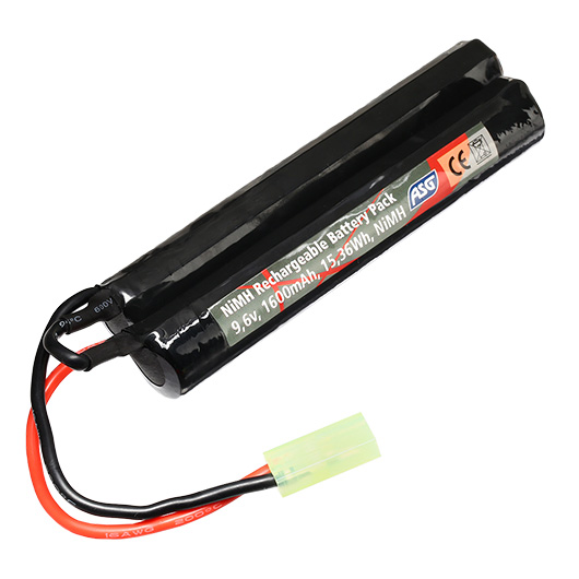 ASG Akku 9.6V 1600mAh NiMH Twin-Type mit Mini-Tam Anschluss