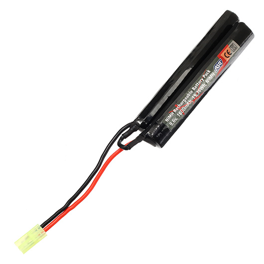 ASG Akku 9.6V 1600mAh NiMH Twin-Type mit Mini-Tam Anschluss Bild 1