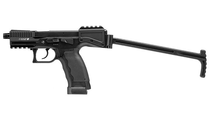 ASG / KJ Works B&T USW A1 Pistol-Carbine Vollmetall CO2BB 6mm BB schwarz Bild 2