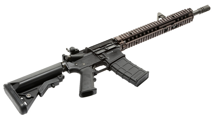 GHK Colt / Daniel Defense M4A1 RIS II FSP Vollmetall Gas-Blow-Back 6mm BB Dualtone Bild 4