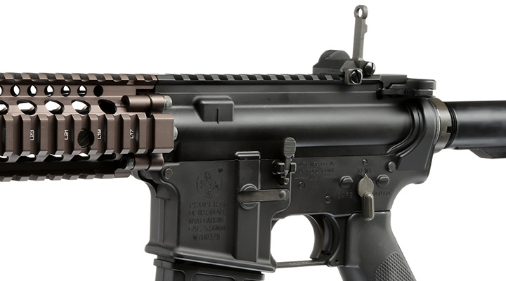 GHK Colt / Daniel Defense M4A1 RIS II FSP Vollmetall Gas-Blow-Back 6mm BB Dualtone Bild 7