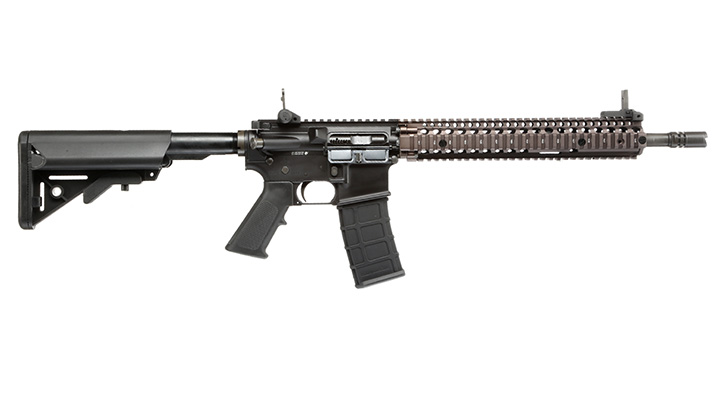 GHK Colt / Daniel Defense M4A1 RIS II Vollmetall Gas-Blow-Back 6mm BB Dualtone Bild 2