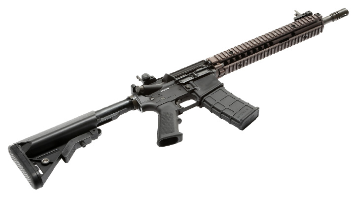 GHK Colt / Daniel Defense M4A1 RIS II Vollmetall Gas-Blow-Back 6mm BB Dualtone Bild 5