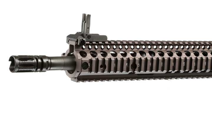 GHK Colt / Daniel Defense M4A1 RIS II Vollmetall Gas-Blow-Back 6mm BB Dualtone Bild 6