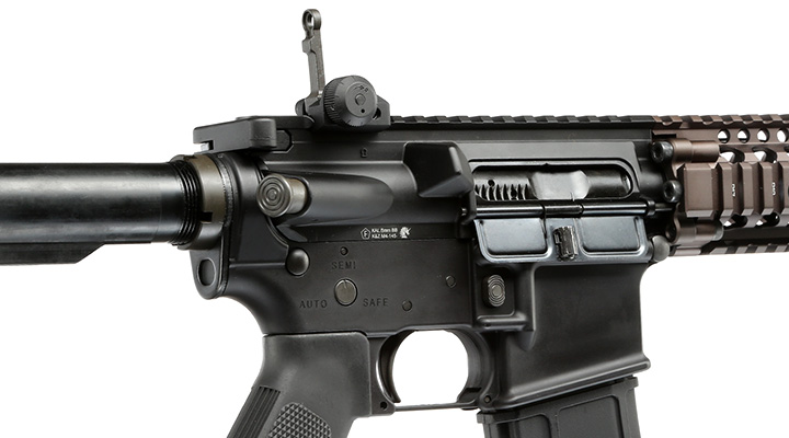 GHK Colt / Daniel Defense M4A1 RIS II Vollmetall Gas-Blow-Back 6mm BB Dualtone Bild 8