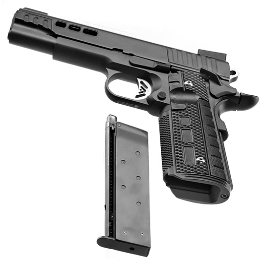 Ascend KP1911 Custom Vollmetall GBB 6mm BB schwarz Bild 6