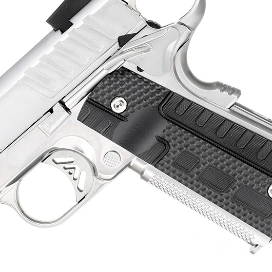 Ascend KP1911 Custom Vollmetall GBB 6mm BB Satin-Chrome Bild 10