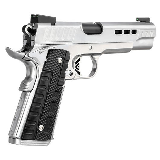 Ascend KP1911 Custom Vollmetall GBB 6mm BB Satin-Chrome Bild 4