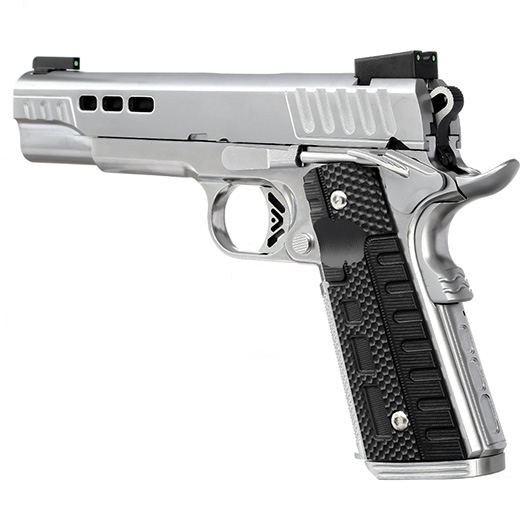 Ascend KP1911 Custom Vollmetall GBB 6mm BB Satin-Chrome Bild 8