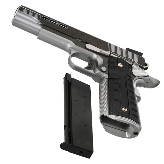 Ascend KP1911 Custom Vollmetall GBB 6mm BB Grey Two-Tone Bild 6