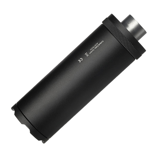 Acetech Lighter BT Aluminium Silencer Mini Tracer Unit / Chronograph inkl. LiPo Akku 11mm+ / 14mm- schwarz Bild 2