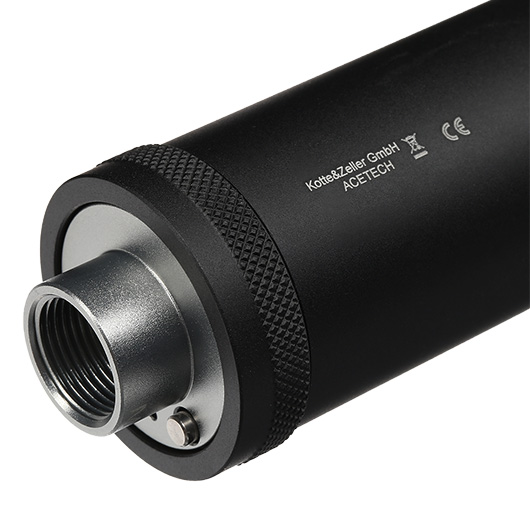 Acetech Lighter BT Aluminium Silencer Mini Tracer Unit / Chronograph inkl.  LiPo Akku 11mm+ / 14mm- schwarz kaufen
