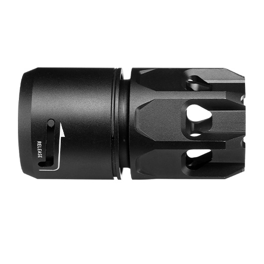 GK-Tactical Aluminium Oppressor f. MB / SI Checkmate Compensator Flash-Hider schwarz Bild 3