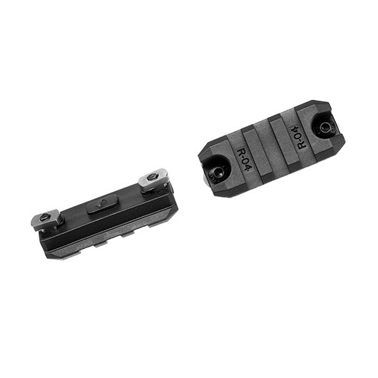 Ares M-Lok 21mm Polymer-Schienen Set 3 Slots / 50mm (2 Stck) schwarz Bild 1