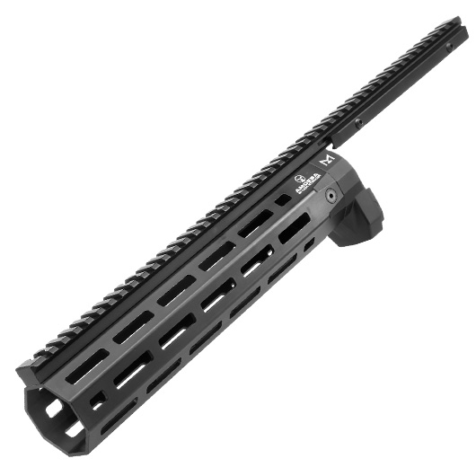 Ares Amoeba M-LOK CNC Aluminium Railed Handguard f. Striker Gewehrserie schwarz